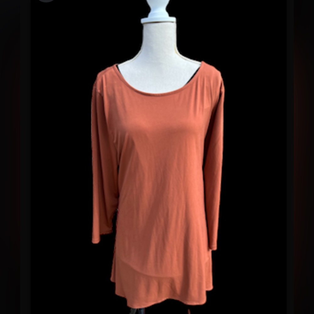 Alfani Women's 3/4 Sleeve High-Low Tunic XXL